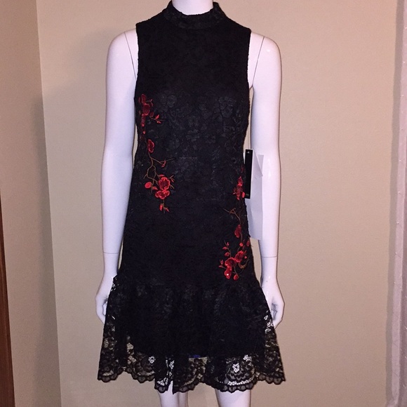NWT, Nicole Miller, lace dress size 6 - Picture 4 of 8